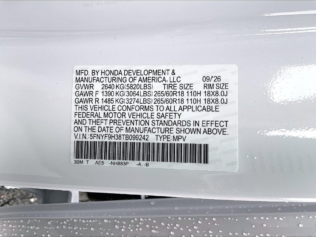 New 2026 Honda Passport RTL image 18