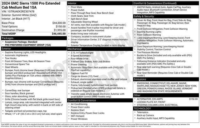 Certified 2024 GMC Sierra 1500 Pro image 32