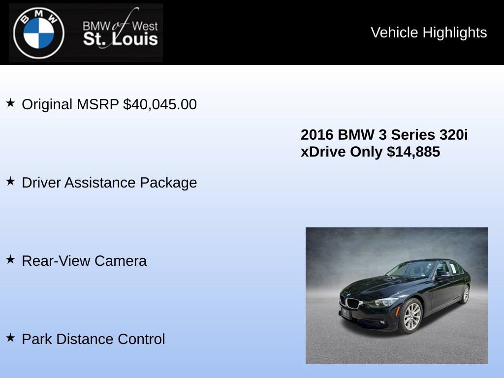 Used 2016 BMW 320i xDrive Sedan AWD/4WD image 8