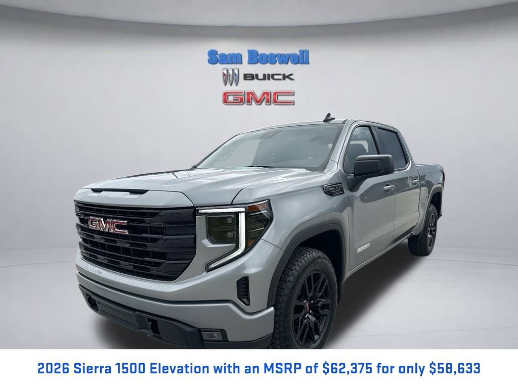 New 2026 GMC Sierra 1500 Elevation w/ X31 Off-Road Package