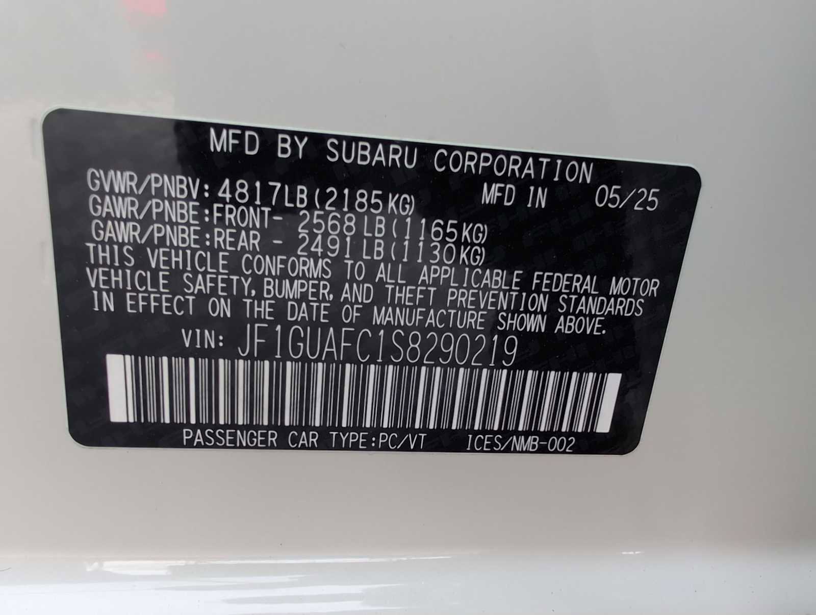 Used 2025 Subaru Impreza 2.0i Sport image 33