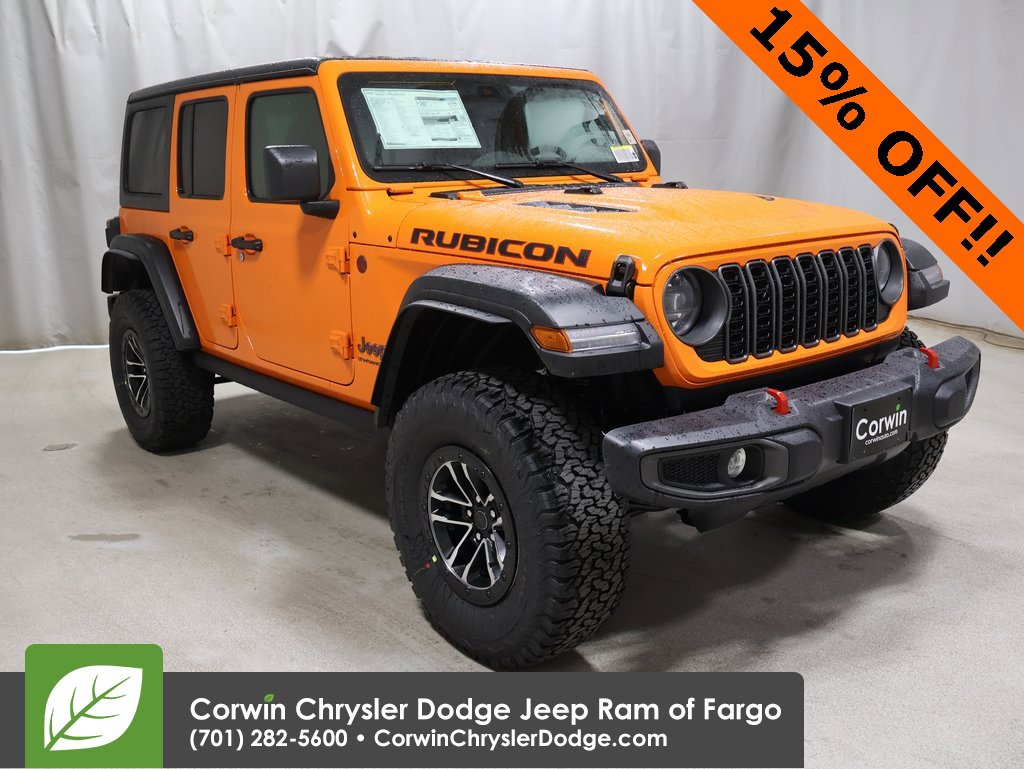 New 2025 Jeep Wrangler Unlimited Rubicon w/ XTREMEE 35" Tire Package