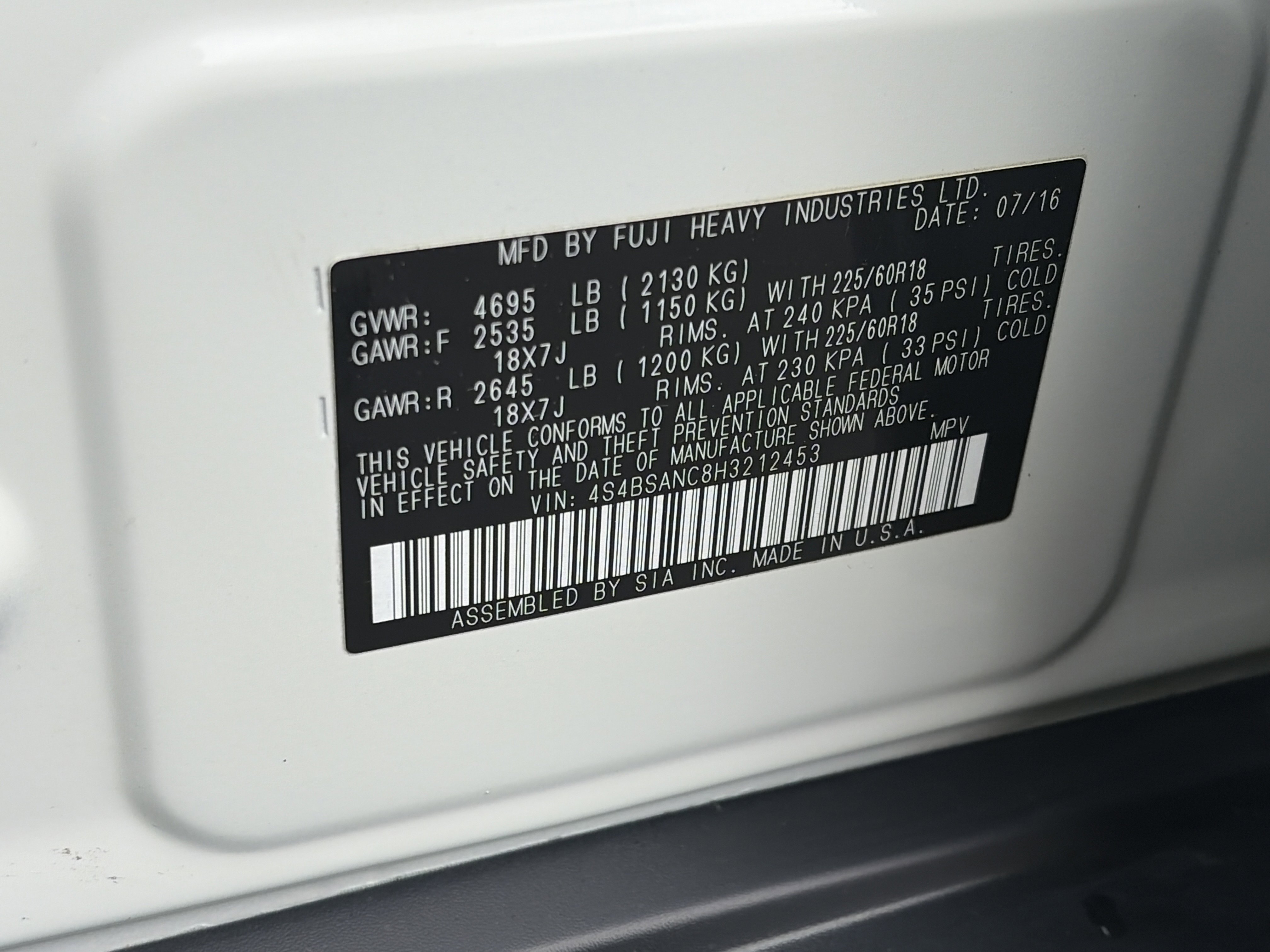 Used 2017 Subaru Outback 2.5i Limited AWD/4WD image 34