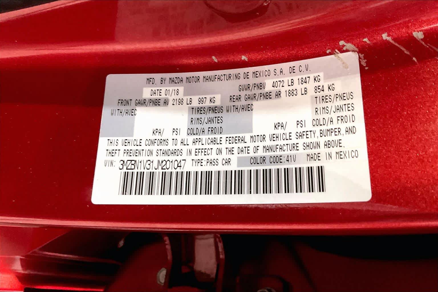 Used 2018 MAZDA MAZDA3 Touring FWD image 36