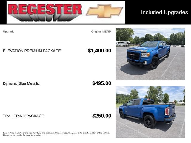 Used 2022 GMC Canyon Elevation w/ Elevation Premium Package AWD/4WD image 5