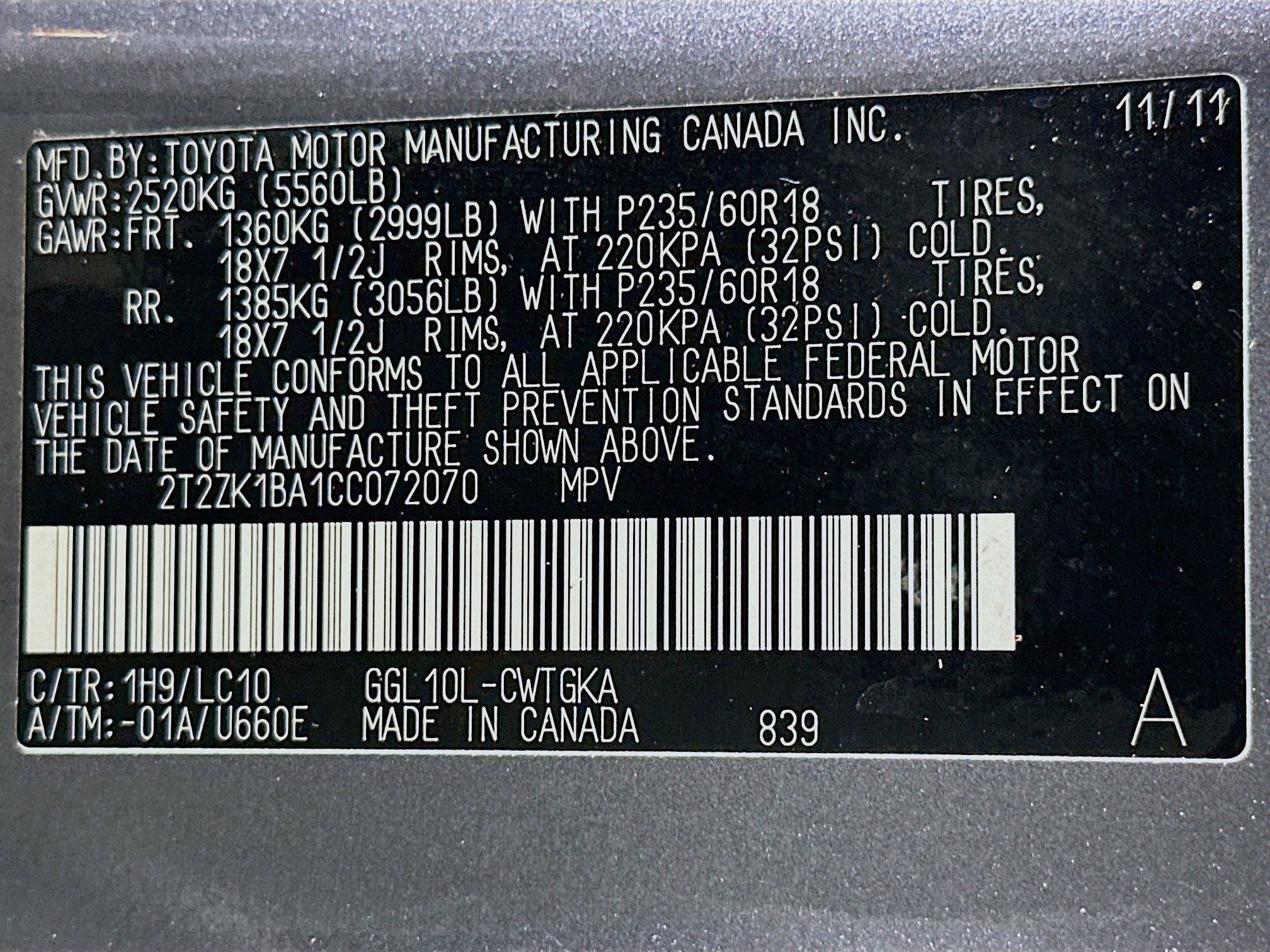 Used 2012 Lexus RX 350 2WD w/ Premium Pkg image 12