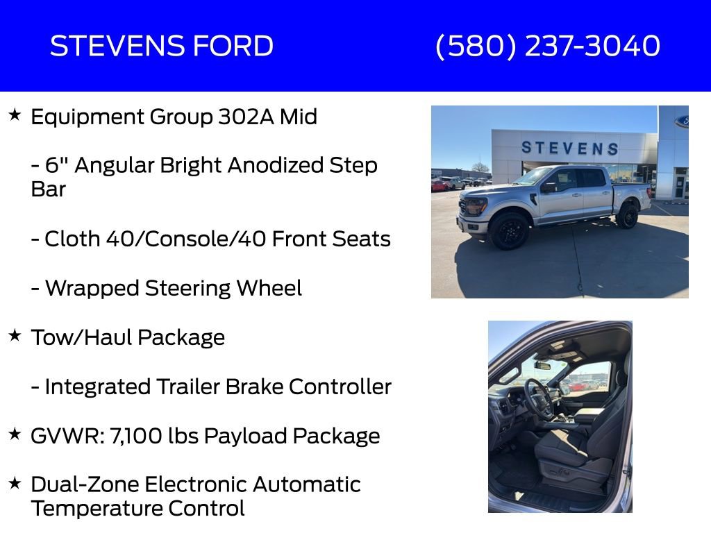 New 2025 Ford F150 XLT w/ Equipment Group 302A MID image 24