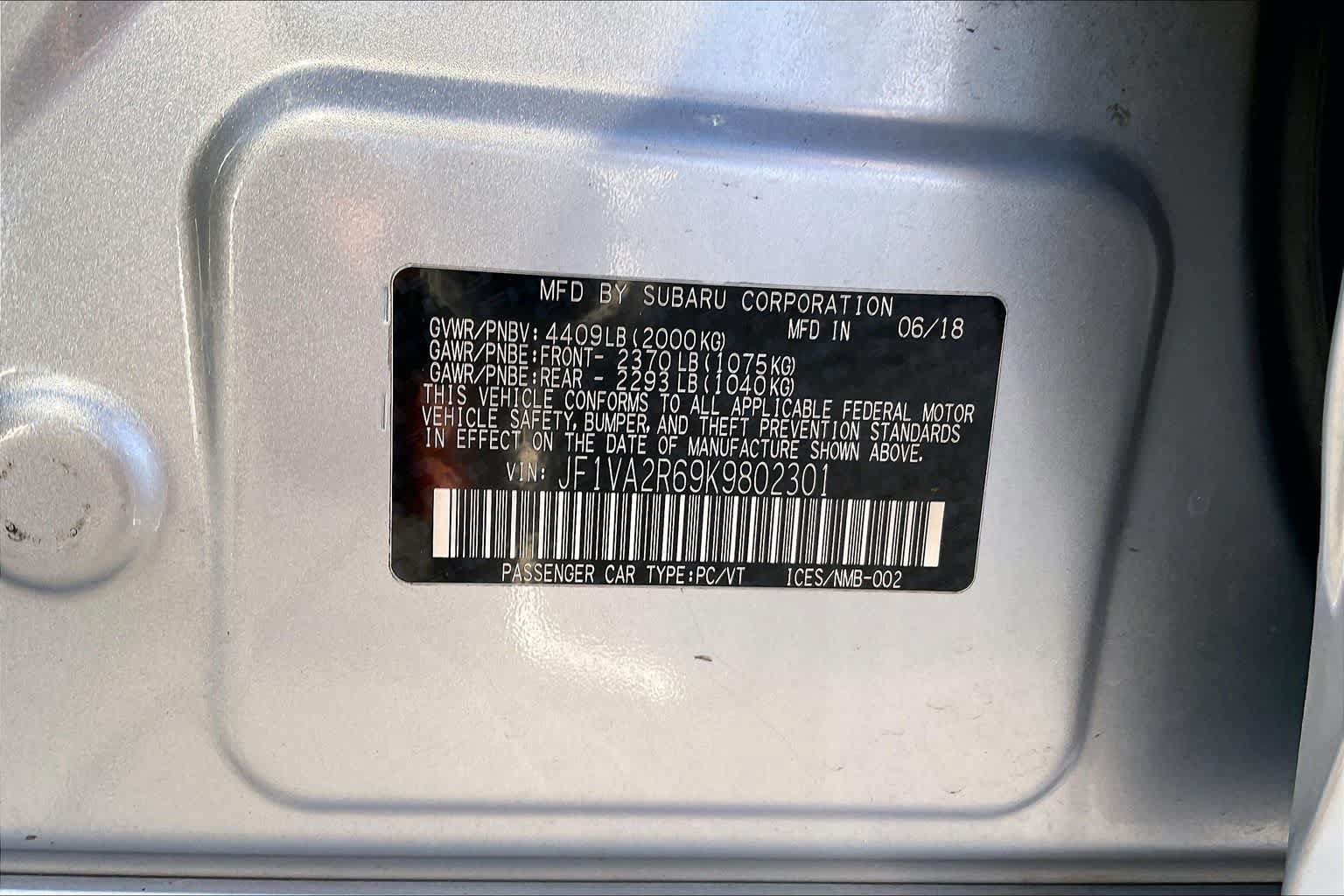 Used 2019 Subaru WRX STI w/ Popular Package #3 (IZT) AWD/4WD image 20