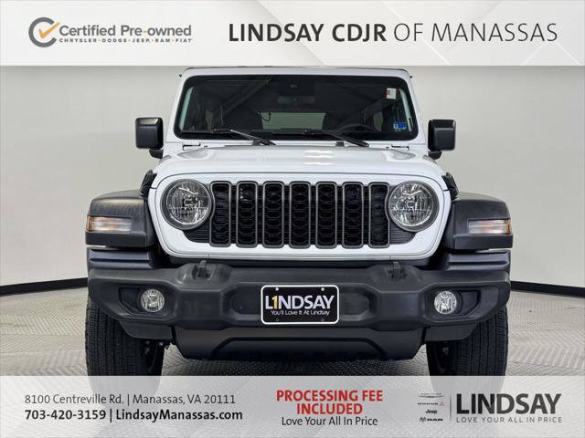 Certified 2024 Jeep Wrangler Unlimited Sport AWD/4WD image 3