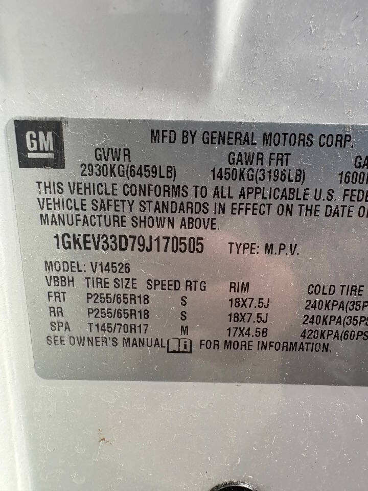 Used 2009 GMC Acadia SLT w/ Technology Package AWD/4WD image 11