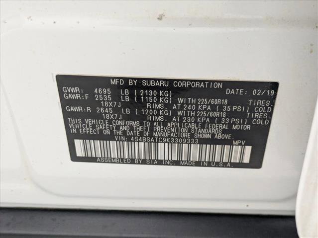 Used 2019 Subaru Outback 2.5i Touring AWD/4WD image 22