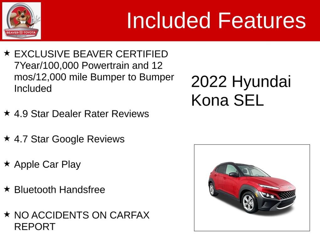 Used 2022 Hyundai Kona SEL image 4