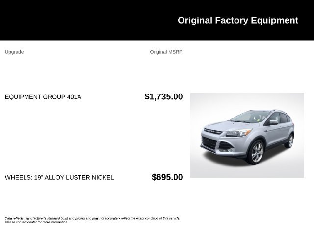 Used 2014 Ford Escape Titanium w/ Equipment Group 401A AWD/4WD image 9