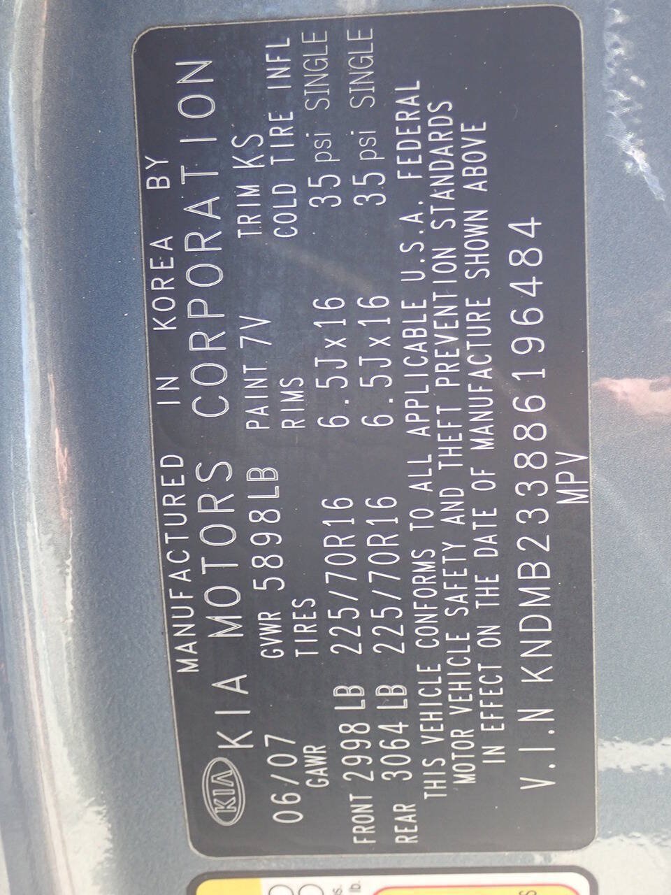 Used 2008 Kia Sedona LX FWD image 5