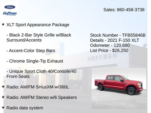 Used 2021 Ford F150 XLT w/ Equipment Group 301A Mid AWD/4WD image 15