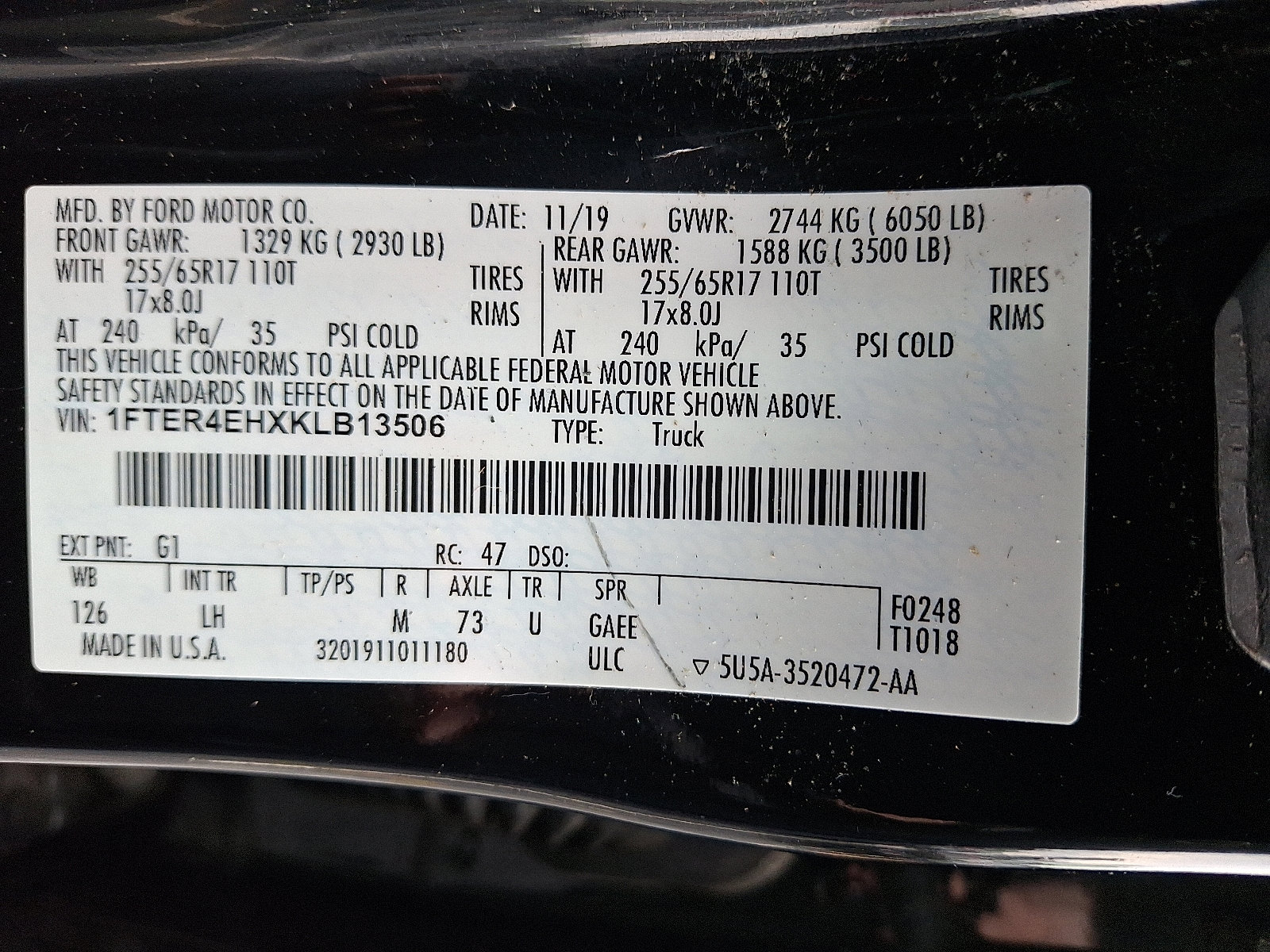 Used 2019 Ford Ranger XLT w/ Equipment Group 301A Mid image 27