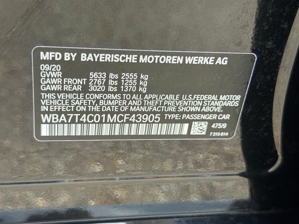 Used 2021 BMW 740i xDrive w/ M Sport Package AWD/4WD image 53