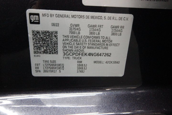 Used 2022 Chevrolet Silverado 1500 LT Trail Boss w/ Protection Package image 29