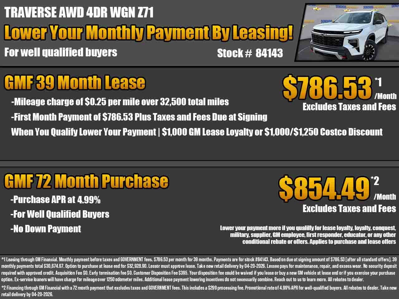 New 2026 Chevrolet Traverse Z71 w/ Enhanced Driving Package image 2