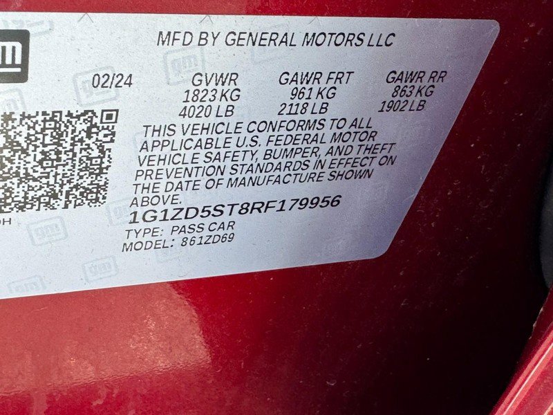 Used 2024 Chevrolet Malibu LT w/ Sport Edition image 24