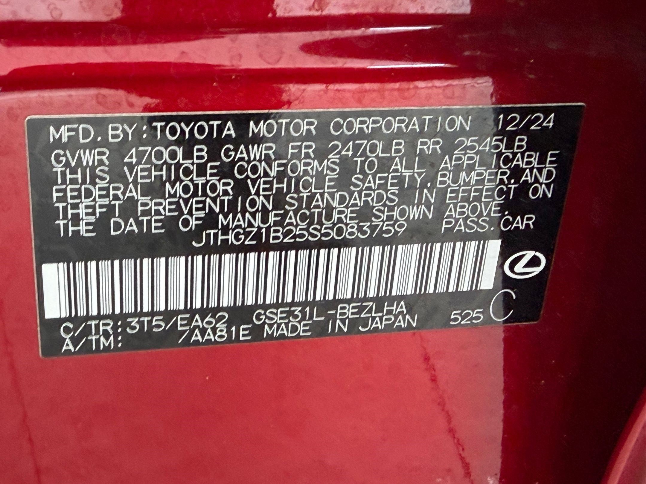 Used 2025 Lexus IS 350 F Sport w/ Navigation Package image 20