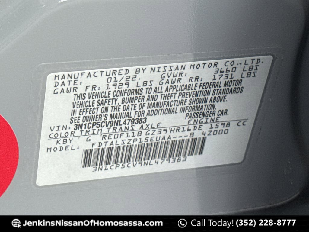 Certified 2022 Nissan Kicks SV image 46