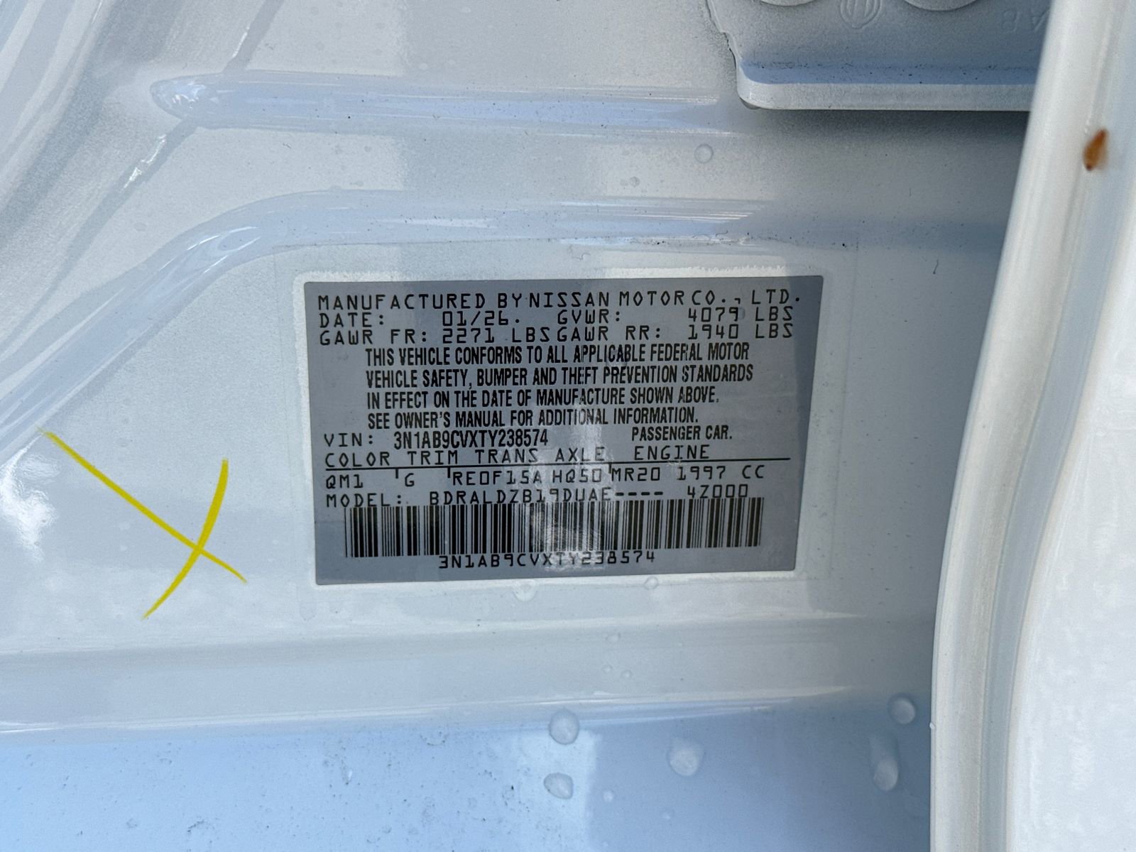 New 2026 Nissan Sentra SV w/ SV Convenience Package image 33