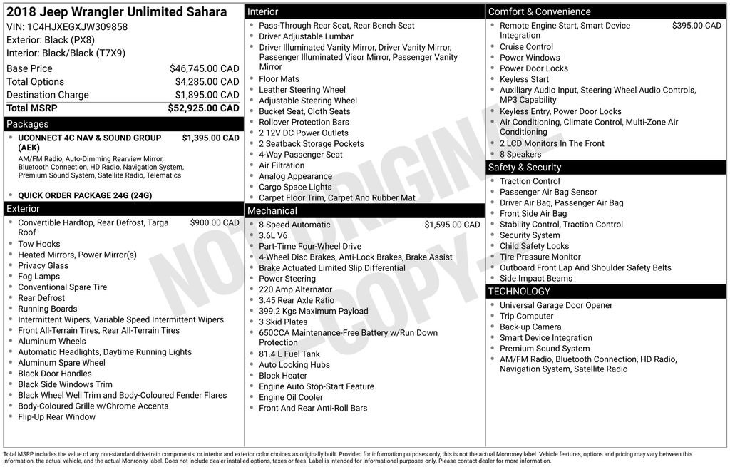 Used 2018 Jeep Wrangler Unlimited Sahara w/ Uconnect 4C Nav & Sound Group image 7