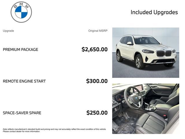 Certified 2023 BMW X3 xDrive30i w/ Premium Package image 3