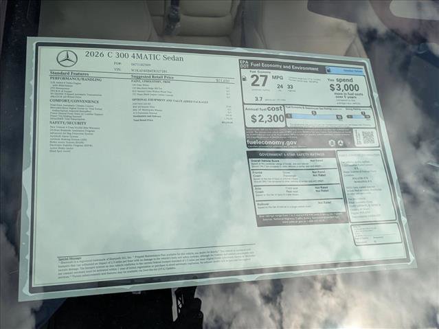 New 2026 Mercedes-Benz C 300 4MATIC Sedan image 16