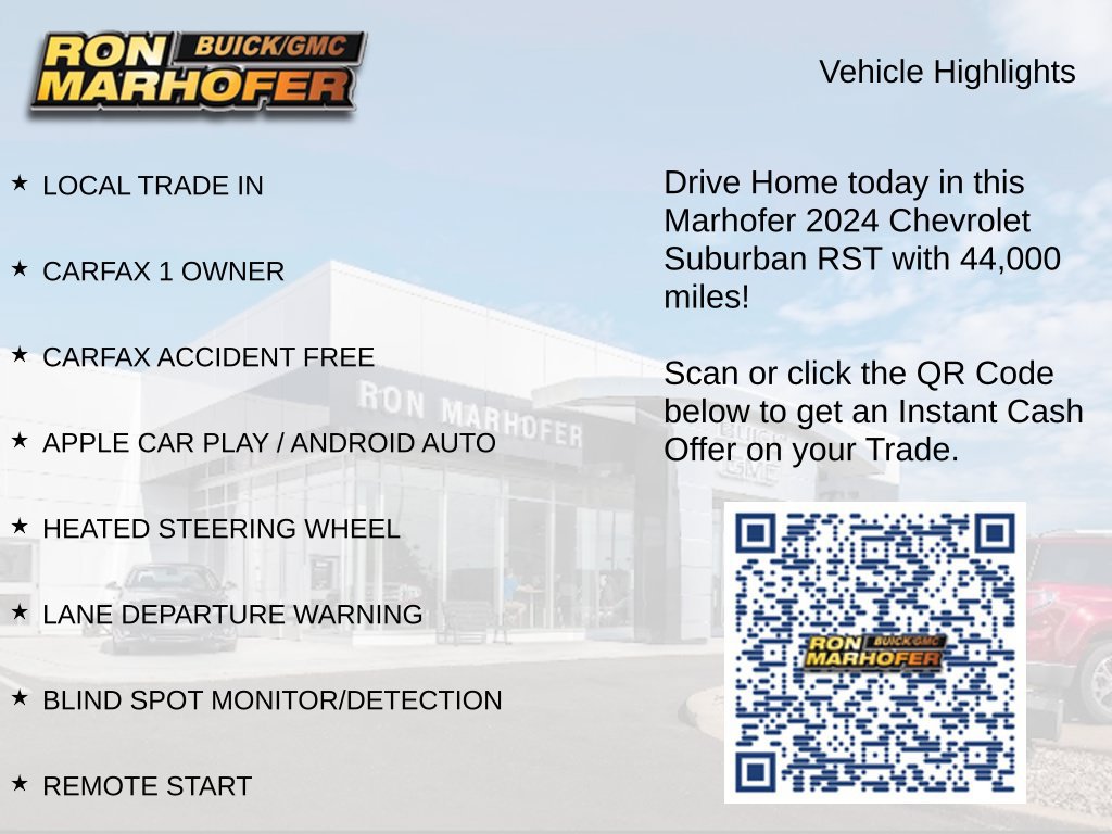 Used 2024 Chevrolet Suburban RST w/ Luxury Package AWD/4WD image 15
