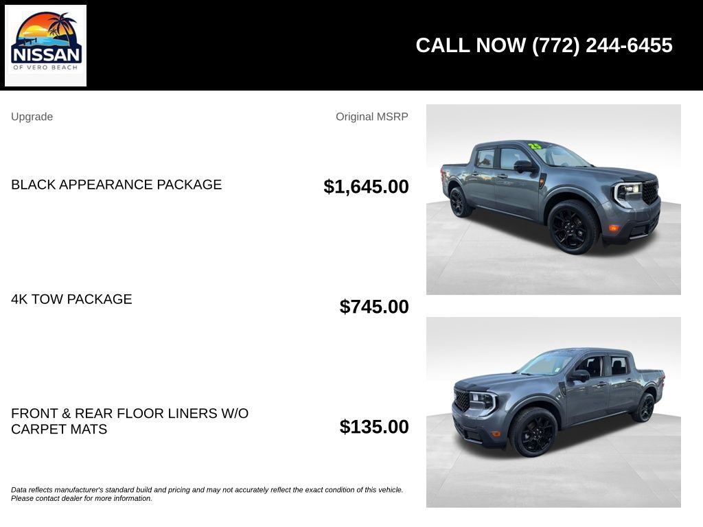 Used 2025 Ford Maverick Lariat w/ Black Appearance Package AWD/4WD image 6