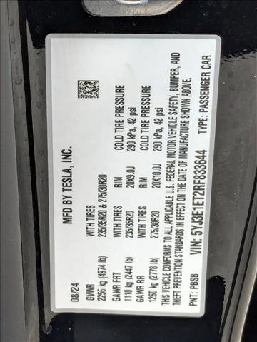 Used 2024 Tesla Model 3 Performance image 24