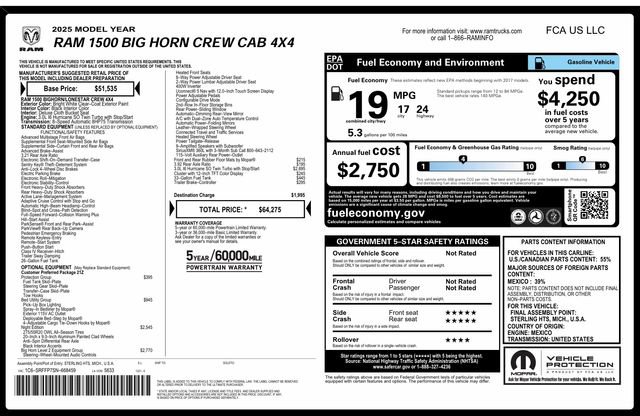 Used 2025 RAM 1500 Big Horn