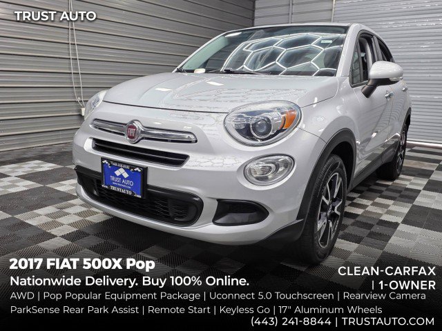 Used 2017 FIAT 500X Pop w/ Pop Popular Equipment Package AWD/4WD image 1
