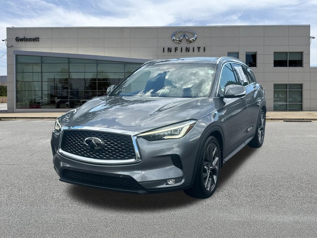 Used 2020 INFINITI QX50 Autograph w/ Premium White Leather Package FWD image 1