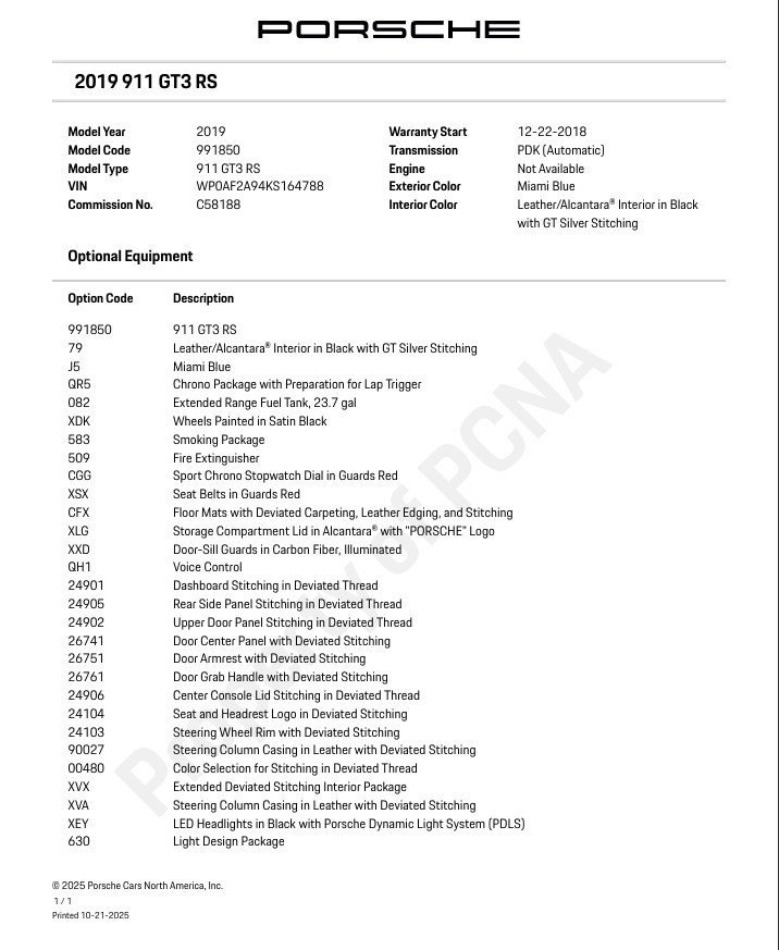 Used 2019 Porsche 911 GT3 RS image 23