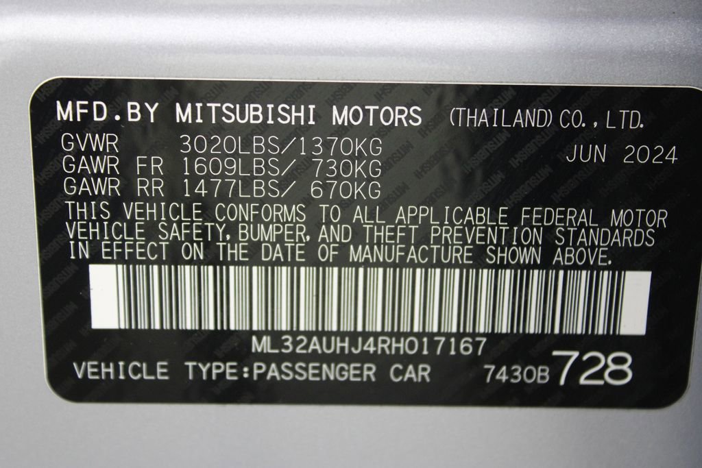 Used 2024 Mitsubishi Mirage ES image 27