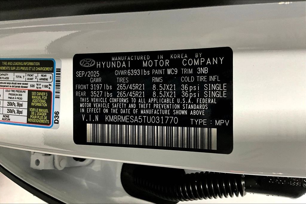 New 2026 Hyundai Palisade Calligraphy AWD/4WD image 15