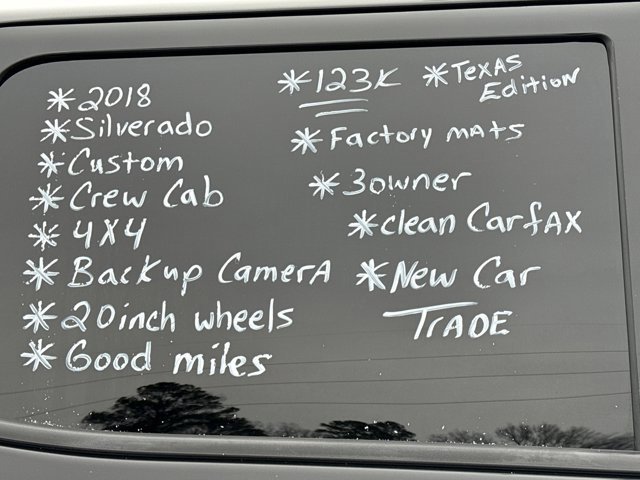 Used 2018 Chevrolet Silverado 1500 Custom w/ Texas Edition image 4