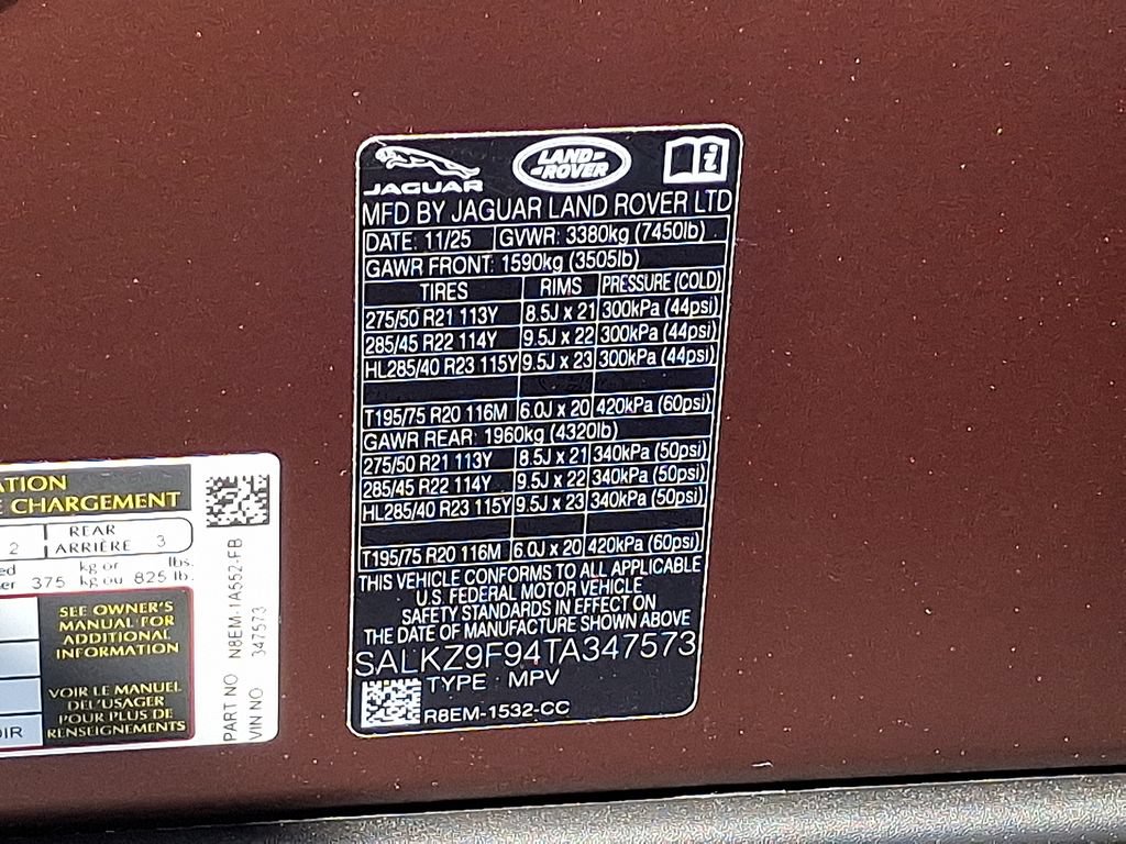New 2026 Land Rover Range Rover SV AWD/4WD image 17
