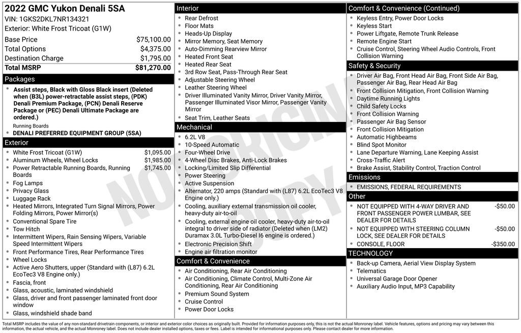 Used 2022 GMC Yukon Denali image 27