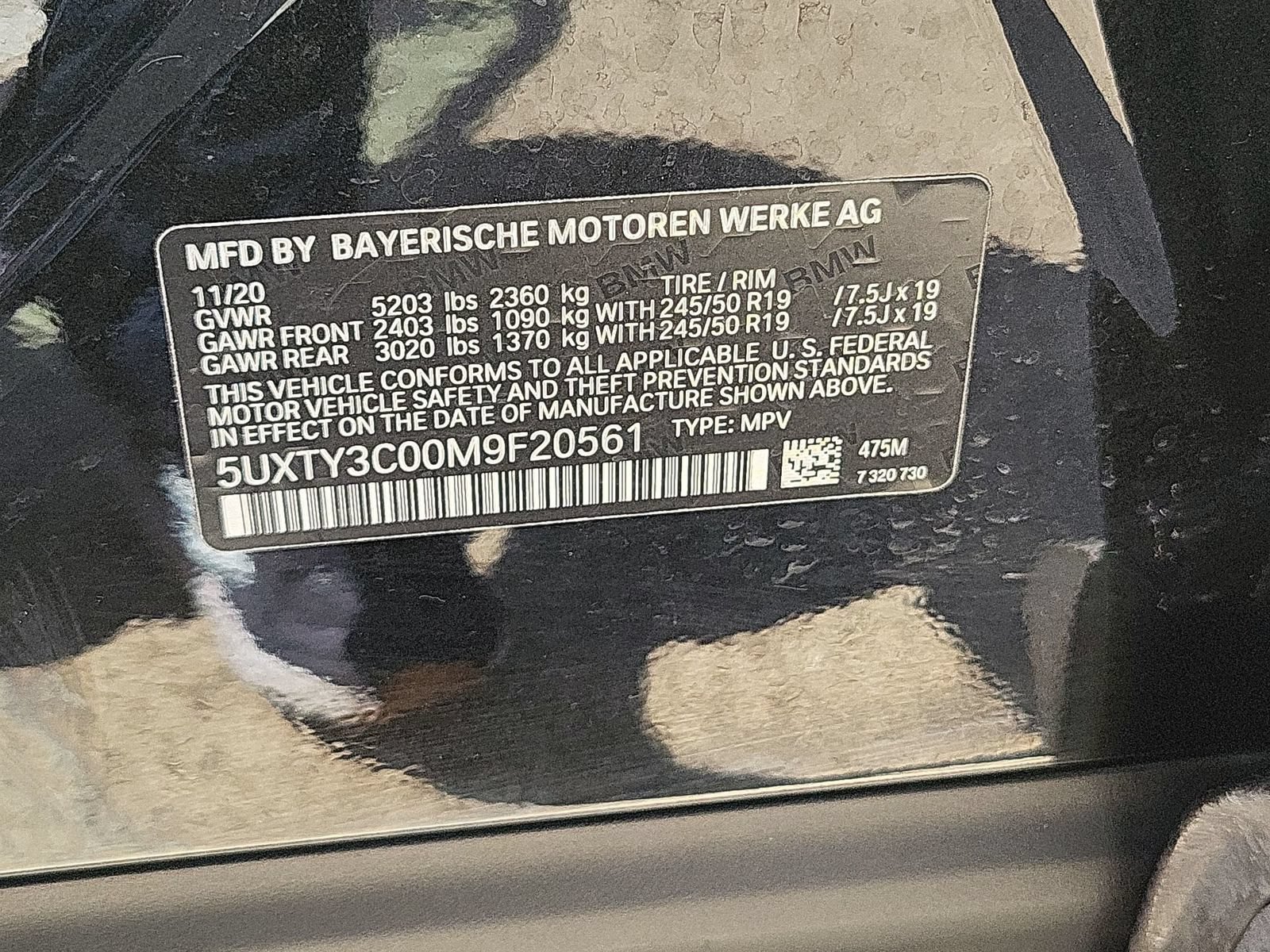 Used 2021 BMW X3 sDrive30i w/ Convenience Package RWD image 34