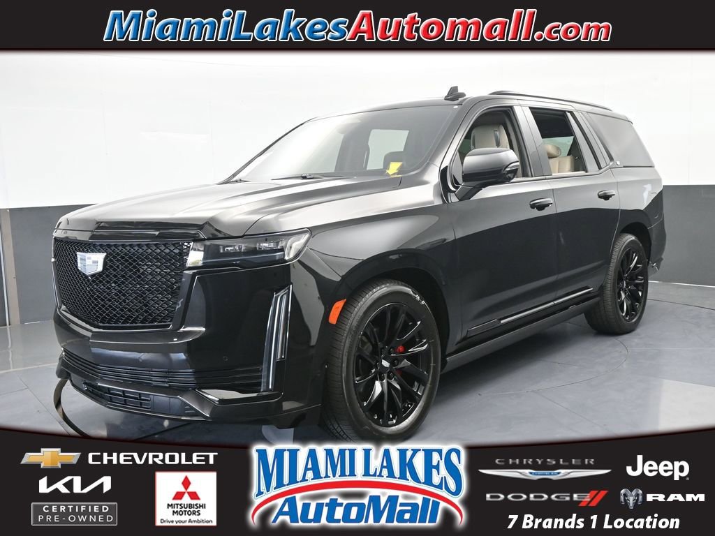 Used 2021 Cadillac Escalade Sport Platinum w/ LPO, ONYX Package RWD image 1