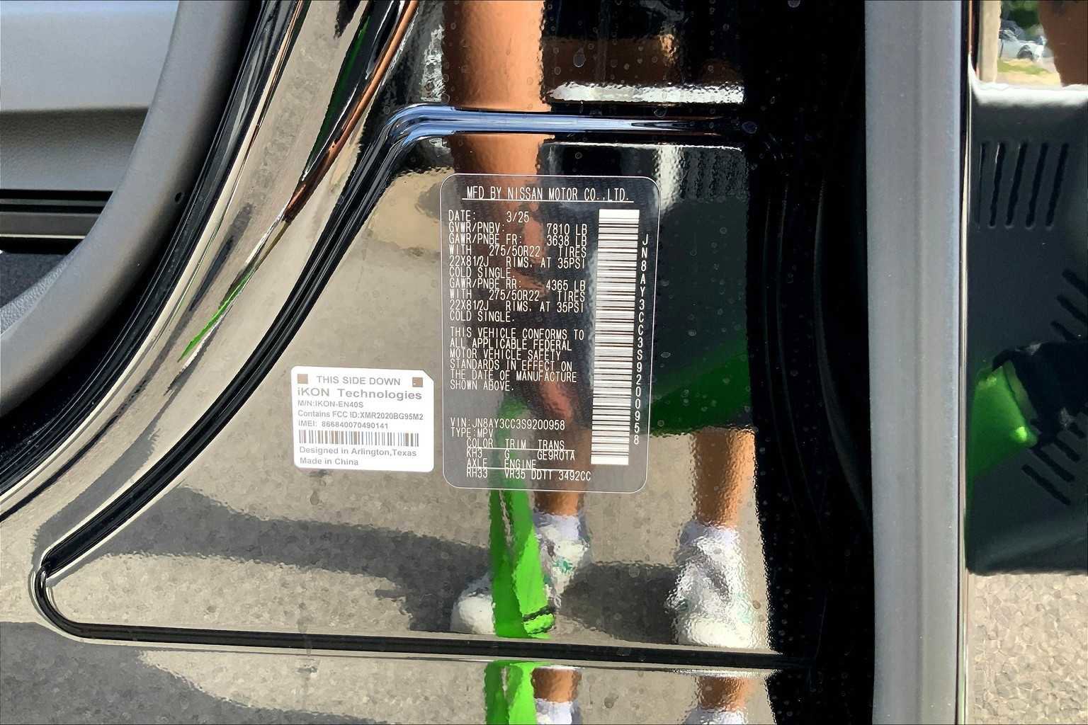 New 2025 Nissan Armada Platinum Reserve image 22