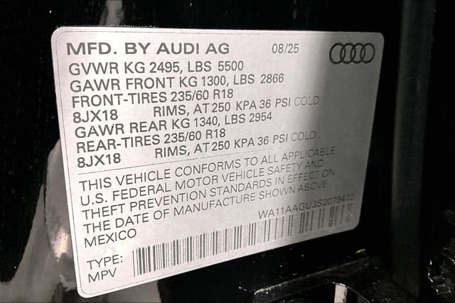 Used 2025 Audi Q5 Premium w/ Convenience Package AWD/4WD image 21