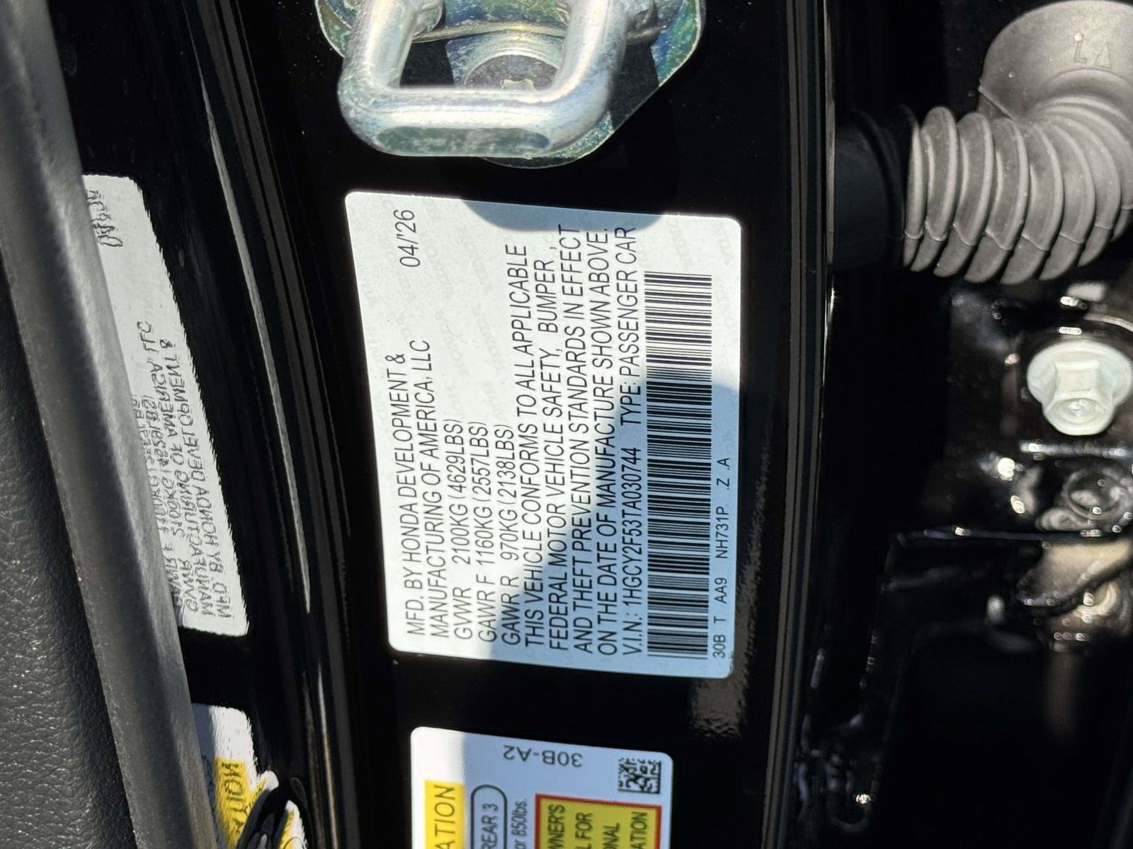 Certified 2026 Honda Accord Sport image 20