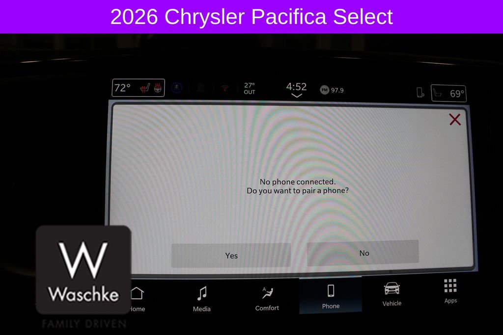 New 2026 Chrysler Pacifica Select w/ S Appearance Package image 48