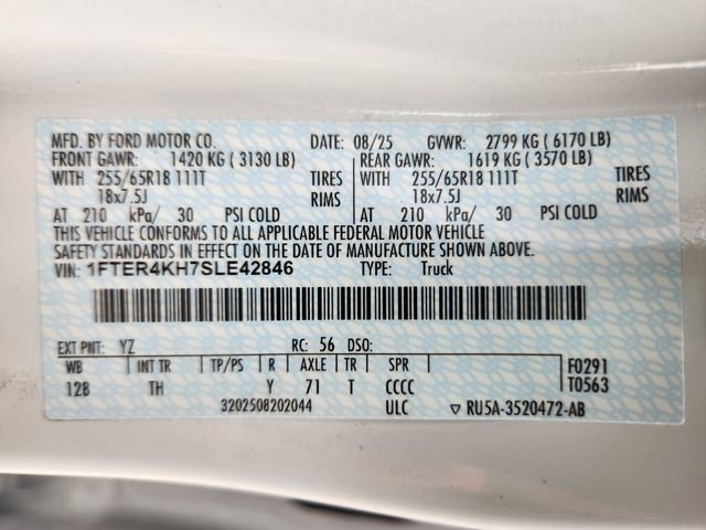 New 2025 Ford Ranger Lariat w/ Trailer Tow Package image 24