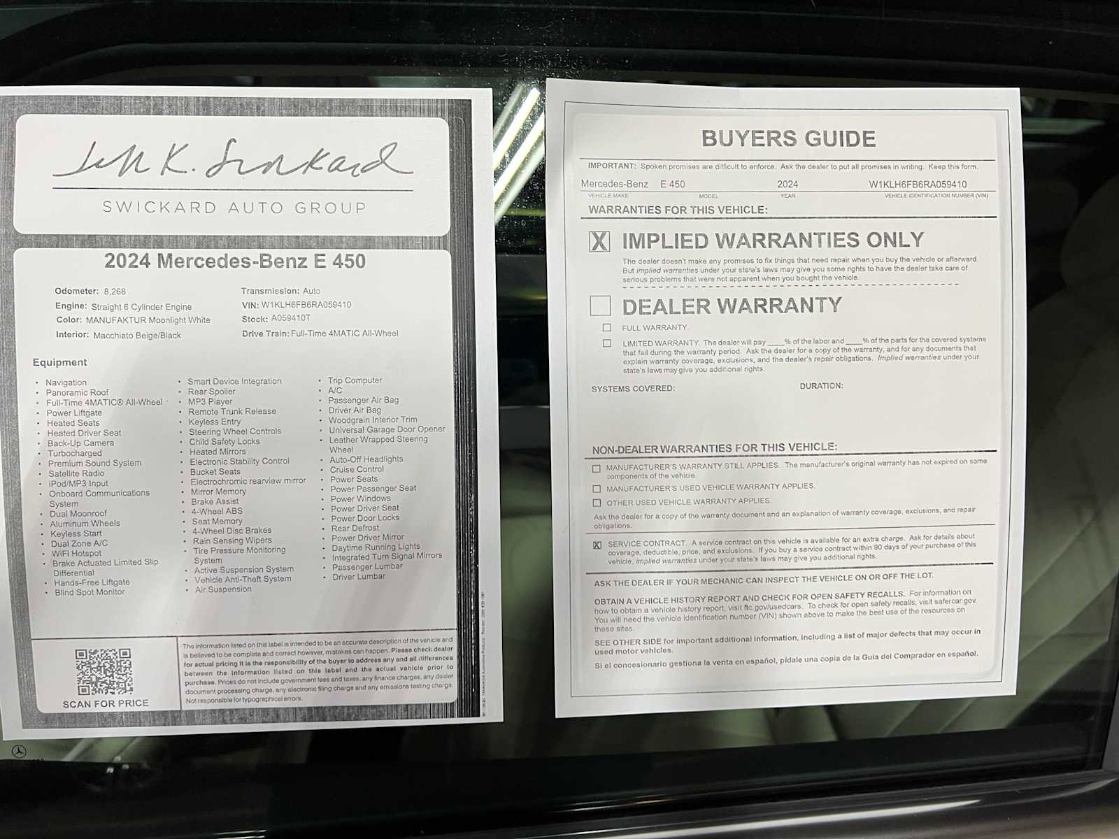 Used 2024 Mercedes-Benz E 450 4MATIC All-Terrain Wagon image 42